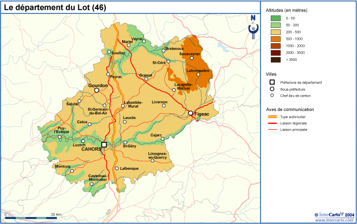 lot carte de france