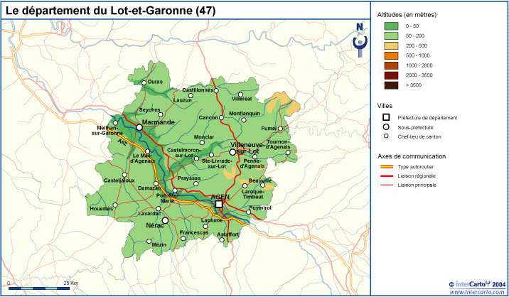 lot carte de france