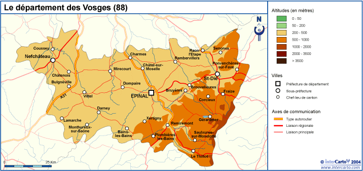 epinal carte de france