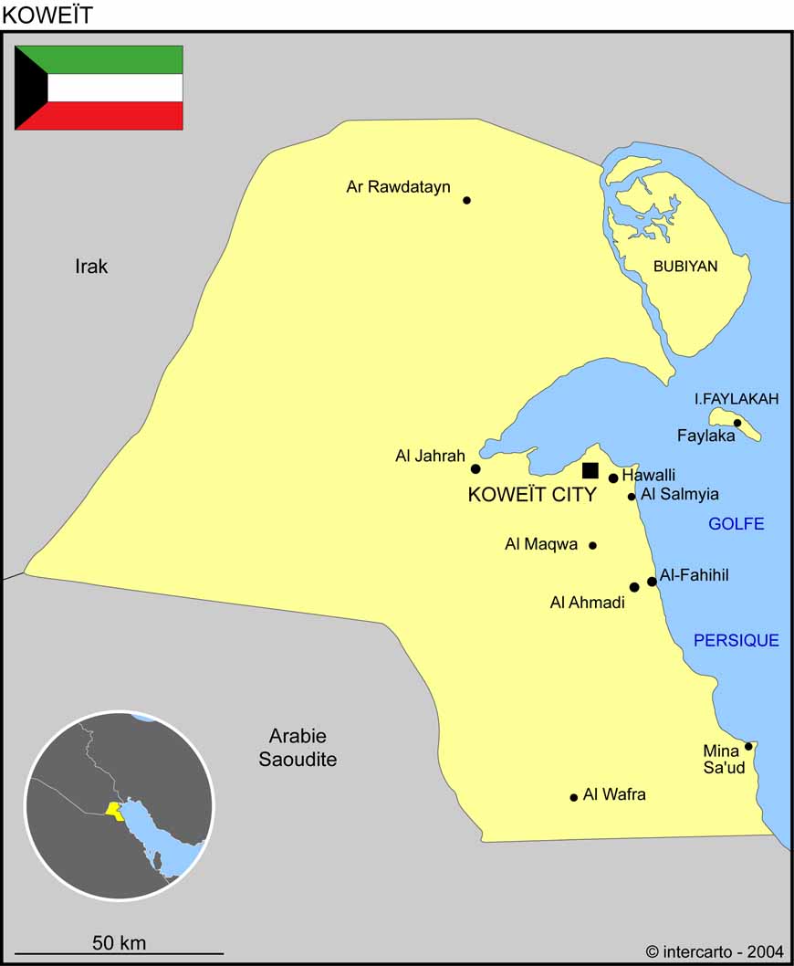 carte-du-monde-koweit