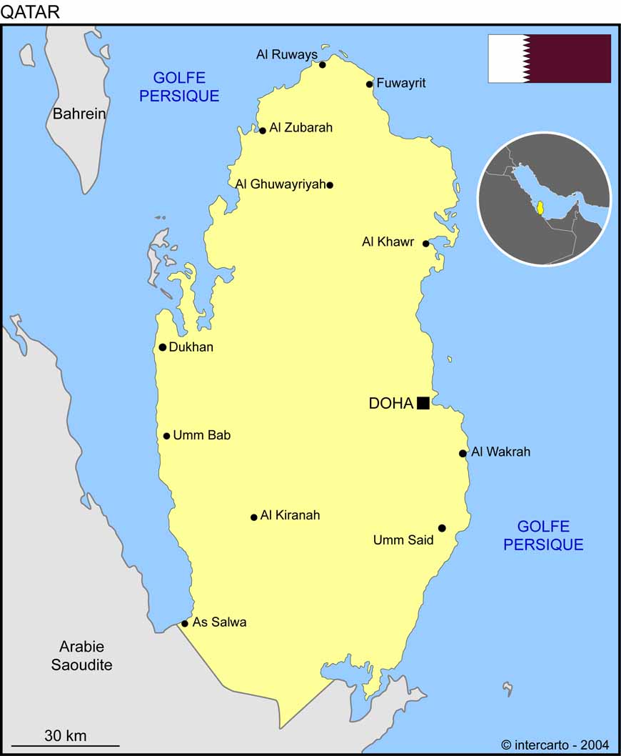 qatar-carte-geographique