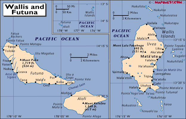 wallis et futuna carte du monde