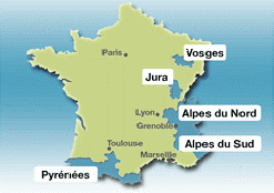 Stations de ski et de montagne de France - t - hiver