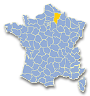 Cartes de de l'Aisne (02) Laon