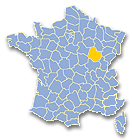 Cartes de de la Côte d'Or (21) Dijon