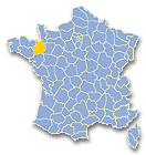 Cartes de de l'Ille et Vilaine (35) Rennes