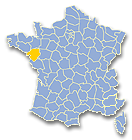 Cartes de de la Loire Atlantique (44) Nantes
