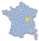 Cartes de de la Saône et Loire (71) Mâcon