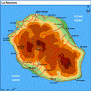 Cartes de de la Runion (974) Saint-Denis