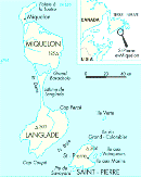 Cartes de de Saint-Pierre-et-Miquelon (975) Saint-Pierre