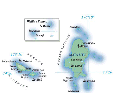 Cartes de de Wallis-et-Futuna (986) Mata'Utu