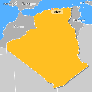 Carte de l'Algrie