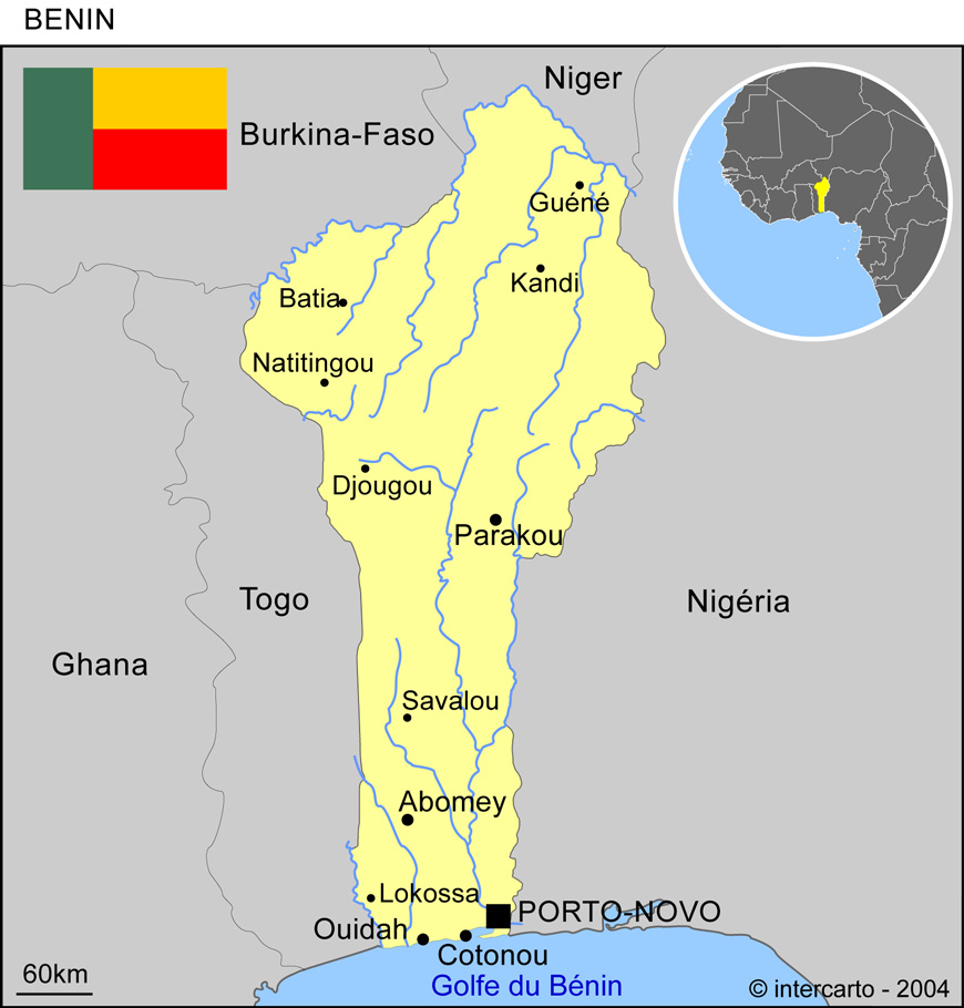 benin carte