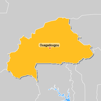 Carte du Burkina Faso