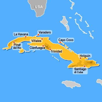 Carte de Cuba