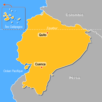 Carte de l'Equateur