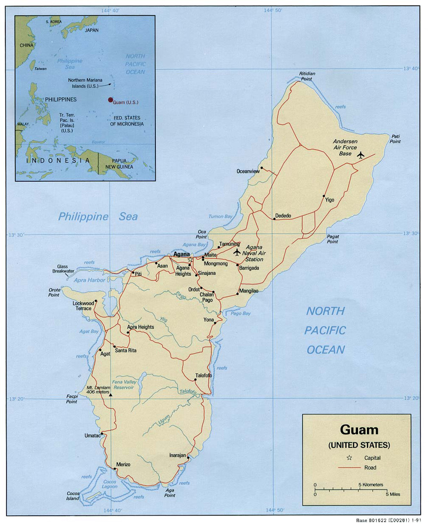 Carte de Guam