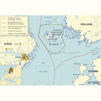 Carte des Iles Aland