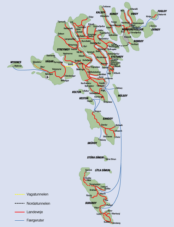 Carte des Iles Fro