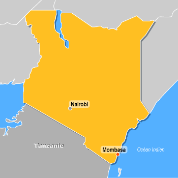 Carte du Kenya