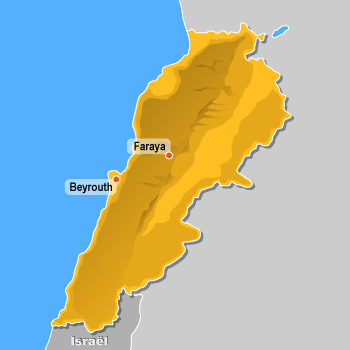 Carte du Liban