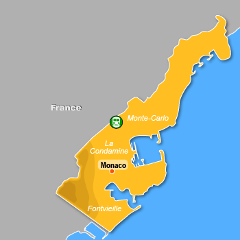 Carte de Monaco