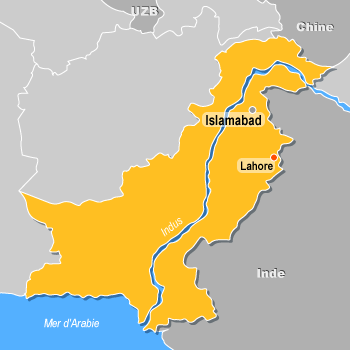 Carte du Pakistan