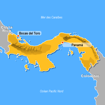 Carte du Panama