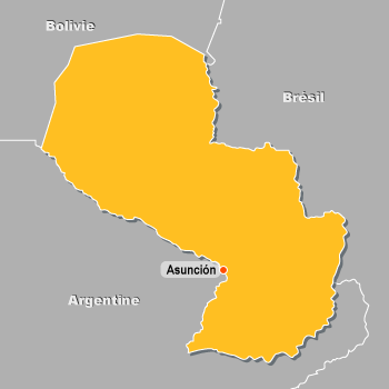 Carte du Paraguay