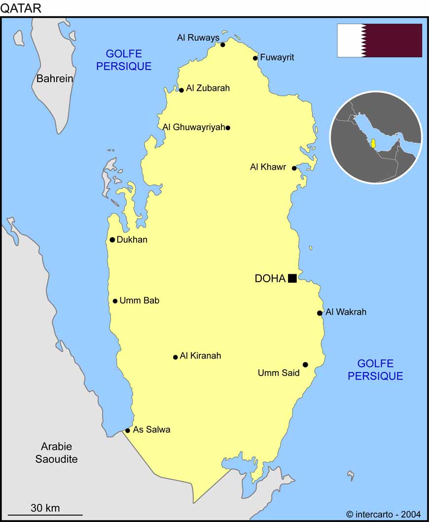 carte du qatar