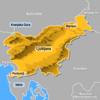 Carte de la Slovnie