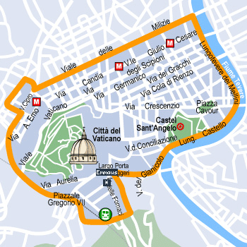 Carte du Vatican